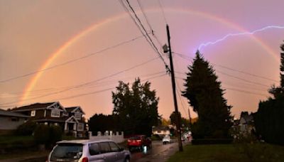 Vancouver treated to epic double rainbow after sudden storm | News