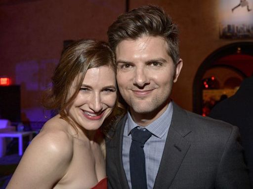 Adam Scott tells Kathryn Hahn he felt like 'such an a--hole' scolding her in their “Step Brothers” car scene