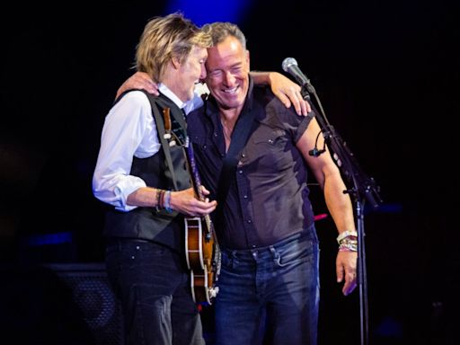 Paul McCartney roasts Bruce Springsteen as he receives prestigious Ivor Novello awards fellowship