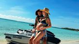 Maluma Rubs Pregnant Girlfriend Susana Gomez's Bump as They Pose Together on Beach Vacation