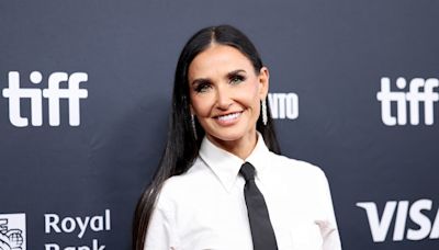 Demi Moore's major teeth transformation as they steal the show in blinding new appearance