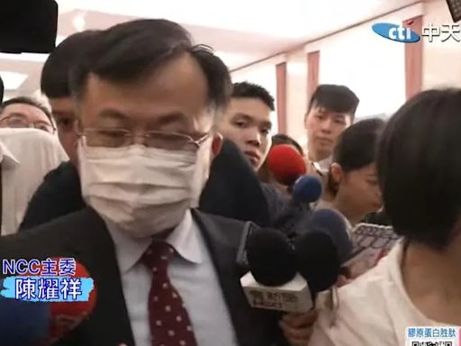 回應立委控媒體和詐團關係密切「還在調查中」 陳耀祥突被問1事加速離開