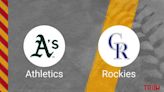 How to Pick the Athletics vs. Rockies Game with Odds, Betting Line and Stats – May 21