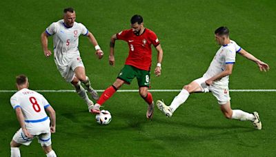 Out of position, but hardly out of place: Bruno Fernandes steps up for Portugal again