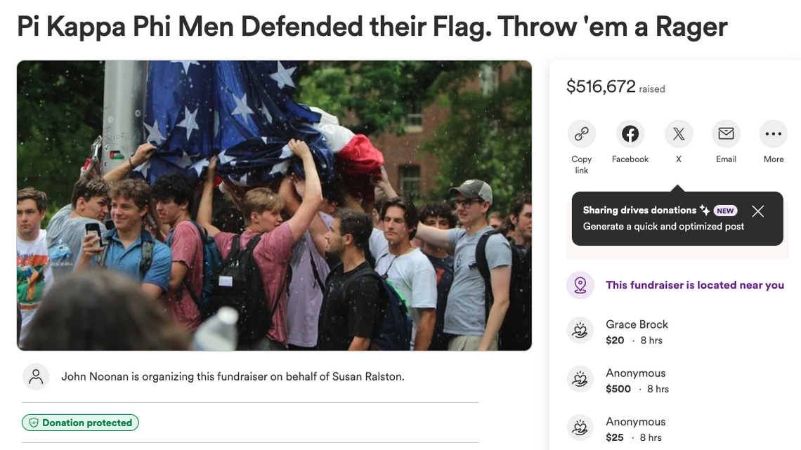 A $516,652 frat party? Fund-raiser about UNC flag protest closes. But questions remain.