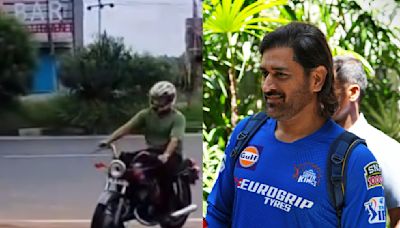 Viral Video: MS Dhoni Goes Back To Riding Bikes In Ranchi After IPL 2024 Heartbreak With CSK