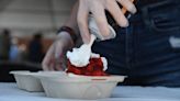 Strawberry shortcakes served up on downtown 'Blacktop' for charity for 30th year