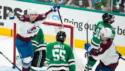 Makar scores 2 goals and Avalanche beat Stars 5-3 in Game 5 to stay alive in playoffs