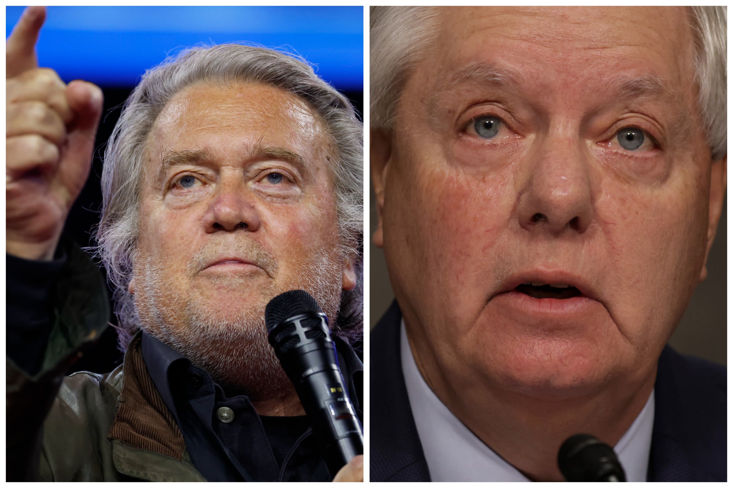 Steve Bannon says Lindsey Graham is "slimiest" member of the GOP