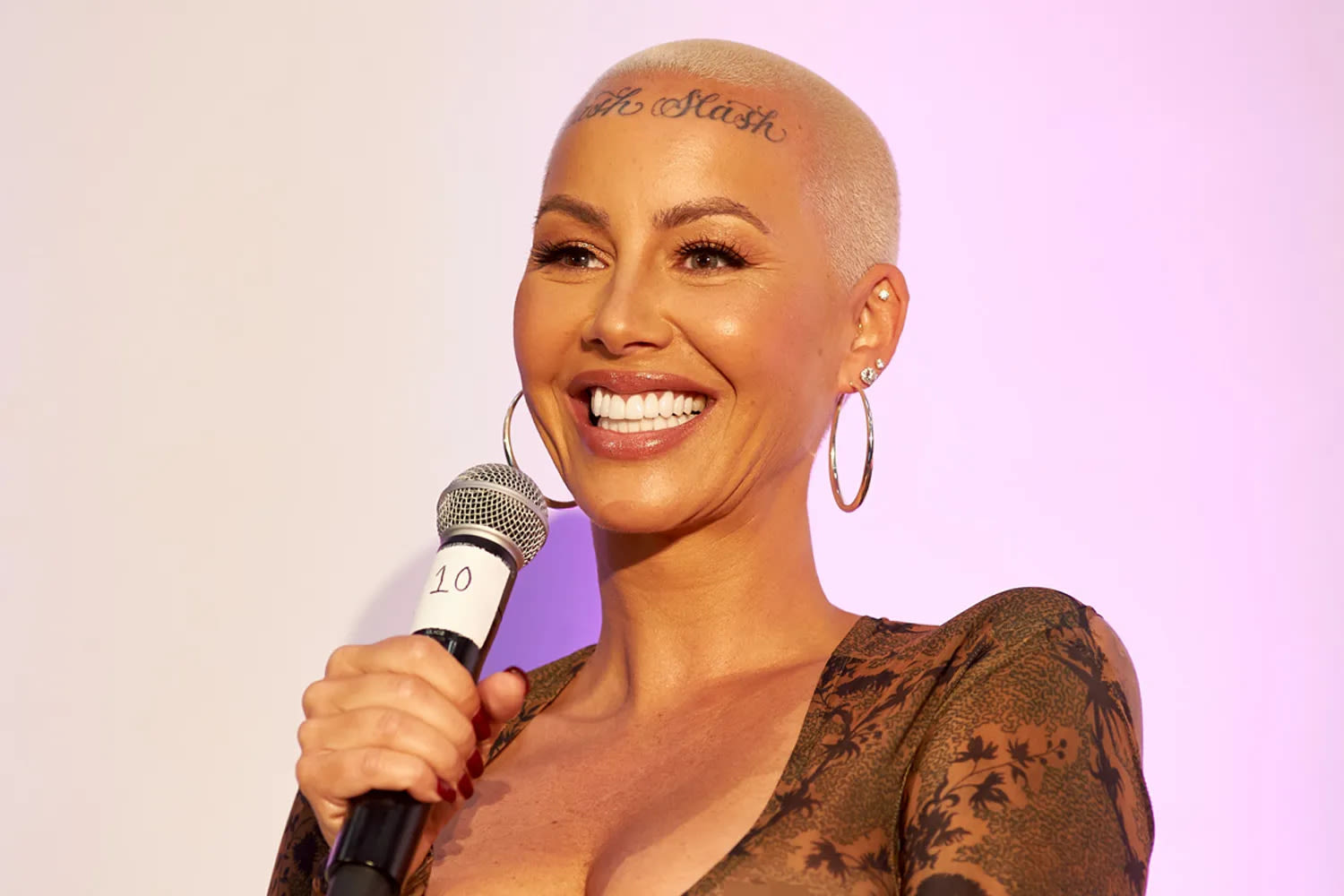 Amber Rose Unfazed by Mixed Reactions to Her Forehead Tattoo | EURweb