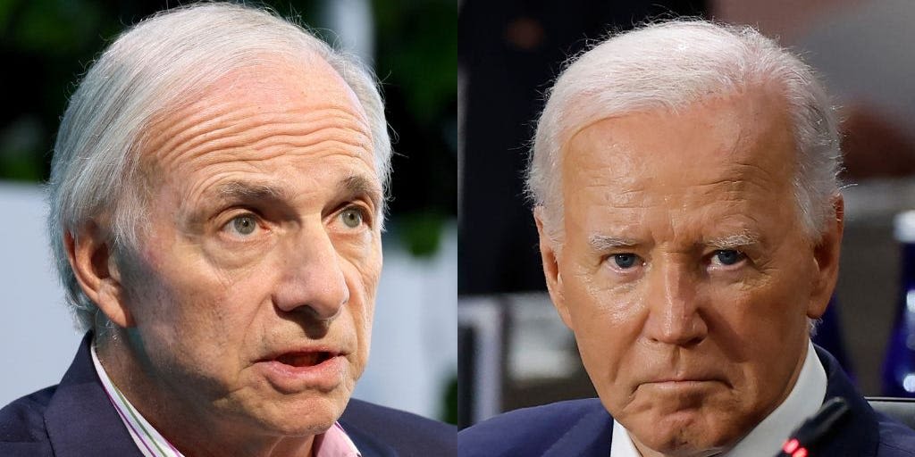 Billionaire Ray Dalio outlines the 3 strategies Democrats could use to deal with Biden, the 'emperor who has no clothes'