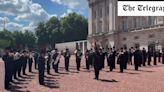 Watch: Taylor Swift welcomed to London by military band at Buckingham Palace