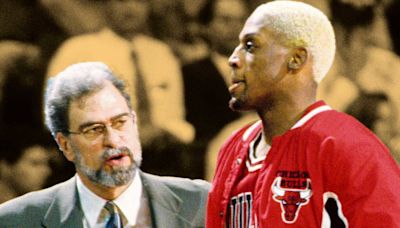 "He goes out and plays for her" - Phil Jackson on Dennis Rodman's relationship with Carmen Electra