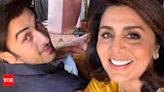 When birthday girl Neetu Kapoor was in tears as Ranbir Kapoor kept his first paycheck of Rs 250 at her feet | Hindi Movie News - Times of India