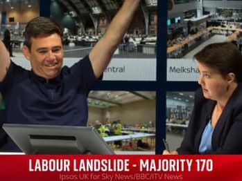 UK election live news: Tories braced for ‘massacre’ as early results herald landslide win for Labour