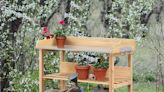 This Under $75 Potting Bench Is Going to Change Your Gardening Game