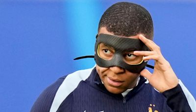 Kylian Mbappe's NEW mask revealed as France training mask is banned