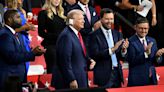 Trump makes first appearance since assassination attempt at RNC