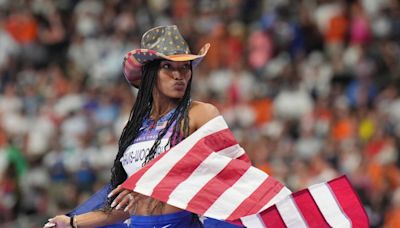 Newly hired Kansas State track coach takes Olympic gold in long jump for Team USA