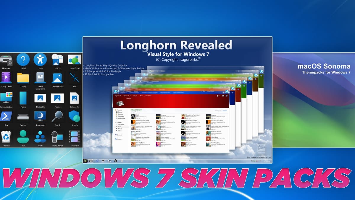 10 Best Windows 7 Skin Packs in 2024