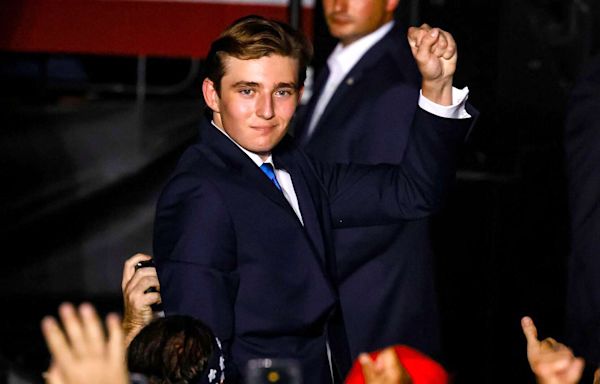 Barron Trump Attends First-Ever Campaign Rally, as Donald Says His Son’s ‘Nice, Easy Life’ Is Changing