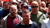 Tommy Robinson 'arrested under anti-terror laws' after film shown at protest