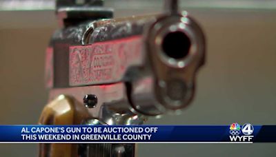 Al Capone's 'sweetheart' pistol set to be auctioned off this weekend in Greenville