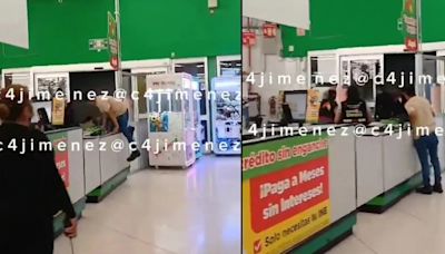 Mujer es atrapada robando en un Bodega Aurrerá de Iztapalapa y se enfrenta a trabajadores