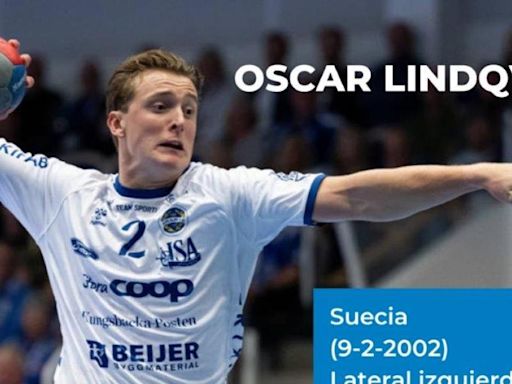 El lateral internacional sueco Oscar Lindqvist, primer fichaje de Ademar