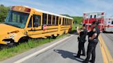 Driver Airlifted After Crashing Into School Bus In Jeffersonville