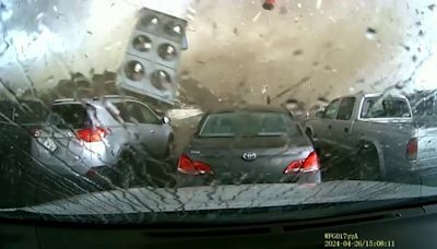 Dashcam video captures terrible tornado demolishing Nebraska building