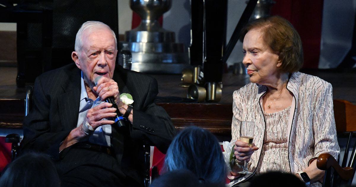 Jimmy Carter's year long stay in home hospice care is a rarity. He hopes to be able to vote for Kamala Harris in November.