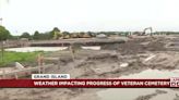 Weather impacting progress of veteran cemetery in Grand Island