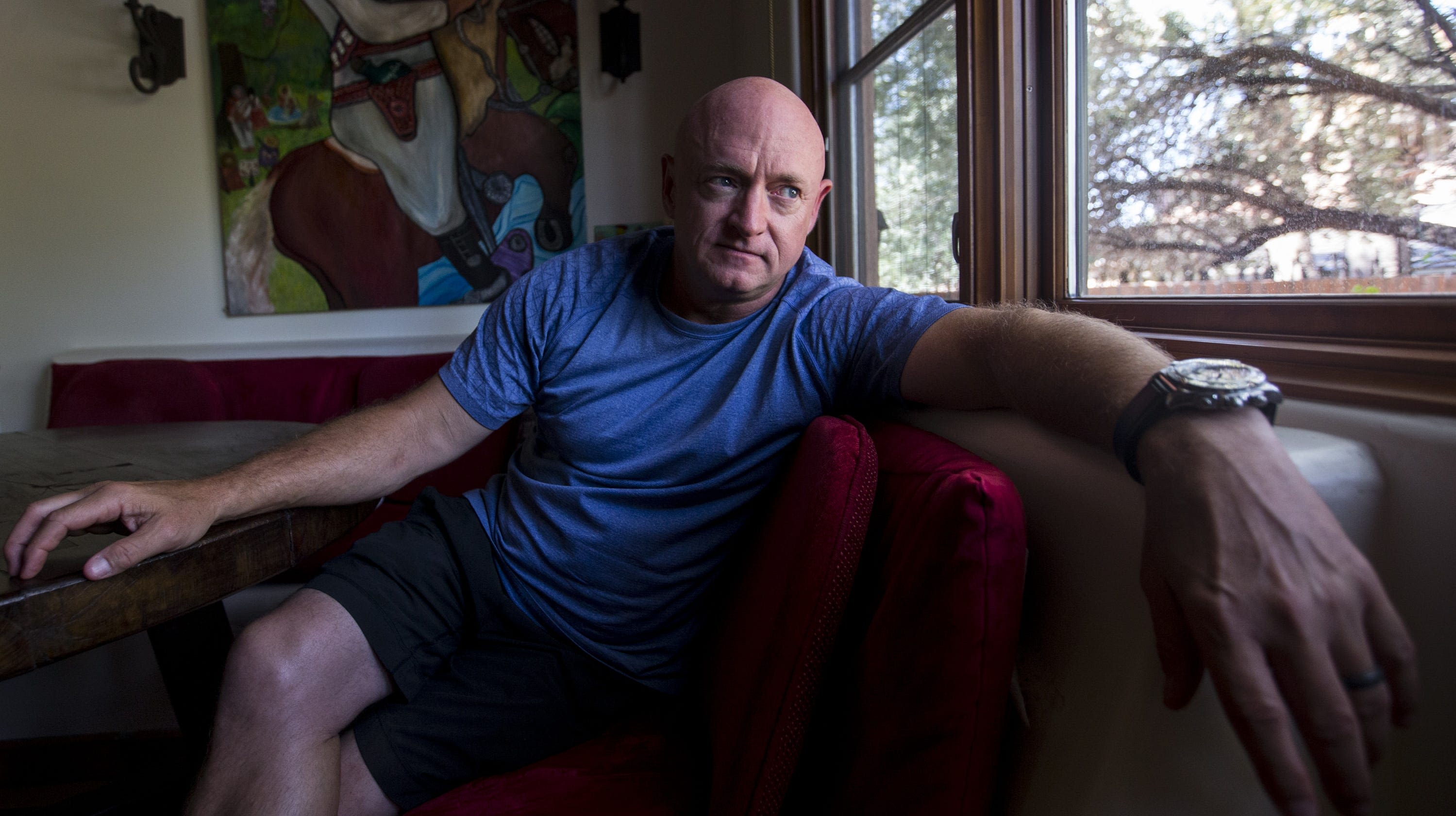 Arizona Sen. Mark Kelly once said he never aspired to politics, but 'I do get asked a lot'