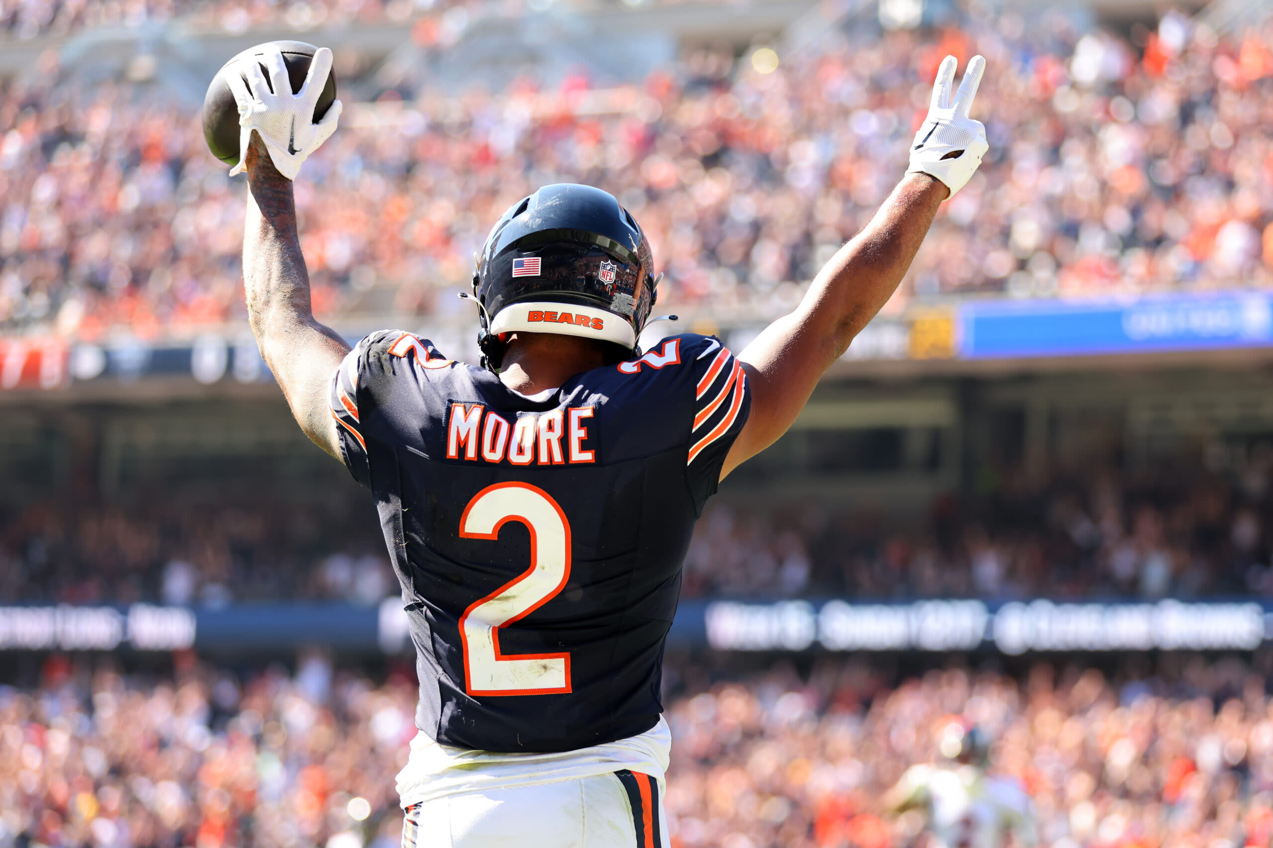 DJ Moore says it’ll be a ‘race to 1,000 yards’ among Bears receivers