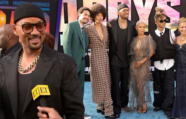 Will Smith on Having Jada Pinkett Smith and Their Kids' Support During 'Bad Boys' Press Tour (Exclusive)