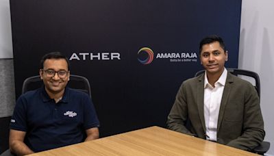 Ather Energy Collaborates with Amara Raja to Produce Battery Cells for E-Scooters