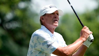 Steve Stricker struggles to keep pace at weather-delayed Senior PGA Championship