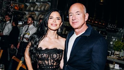 Lauren Sanchez Goes Sheer in Monse Lace Bustier Minidress for Pre-Met Gala Party With Jeff Bezos