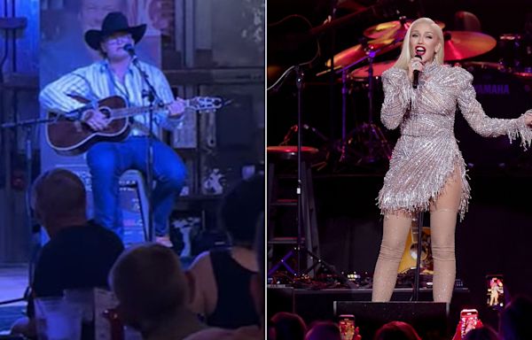 Gwen Stefani's son Zuma performs at stepdad Blake Shelton's Oklahoma bar: Watch