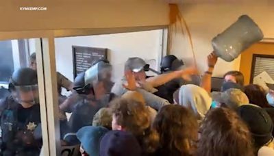 Video shows Humboldt students, law enforcement clash during pro-Palestinian protest