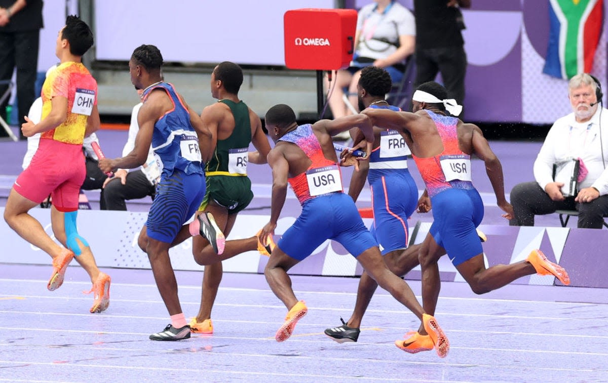 Michael Johnson and Carl Lewis rip into USA relay team after latest Olympics blunder: ‘Blow it up’