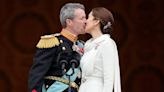 New Danish king seals accession with awkward kiss on palace balcony