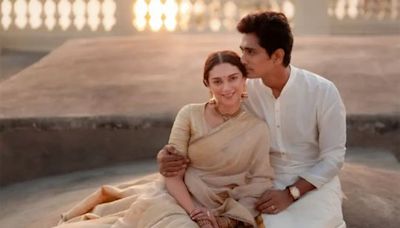 Look: Indian actors Aditi Rao and Siddharth's wedding pictures