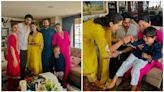 Jeh can't stop grinning as Sara Ali Khan ties him rakhi: Kareena Kapoor, Saif Ali Khan, Ibrahim celebrate Raksha Bandhan