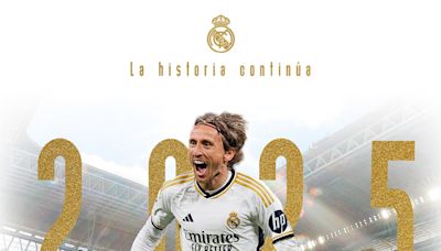 Real Madrid anuncia renovação de Luka Modrić