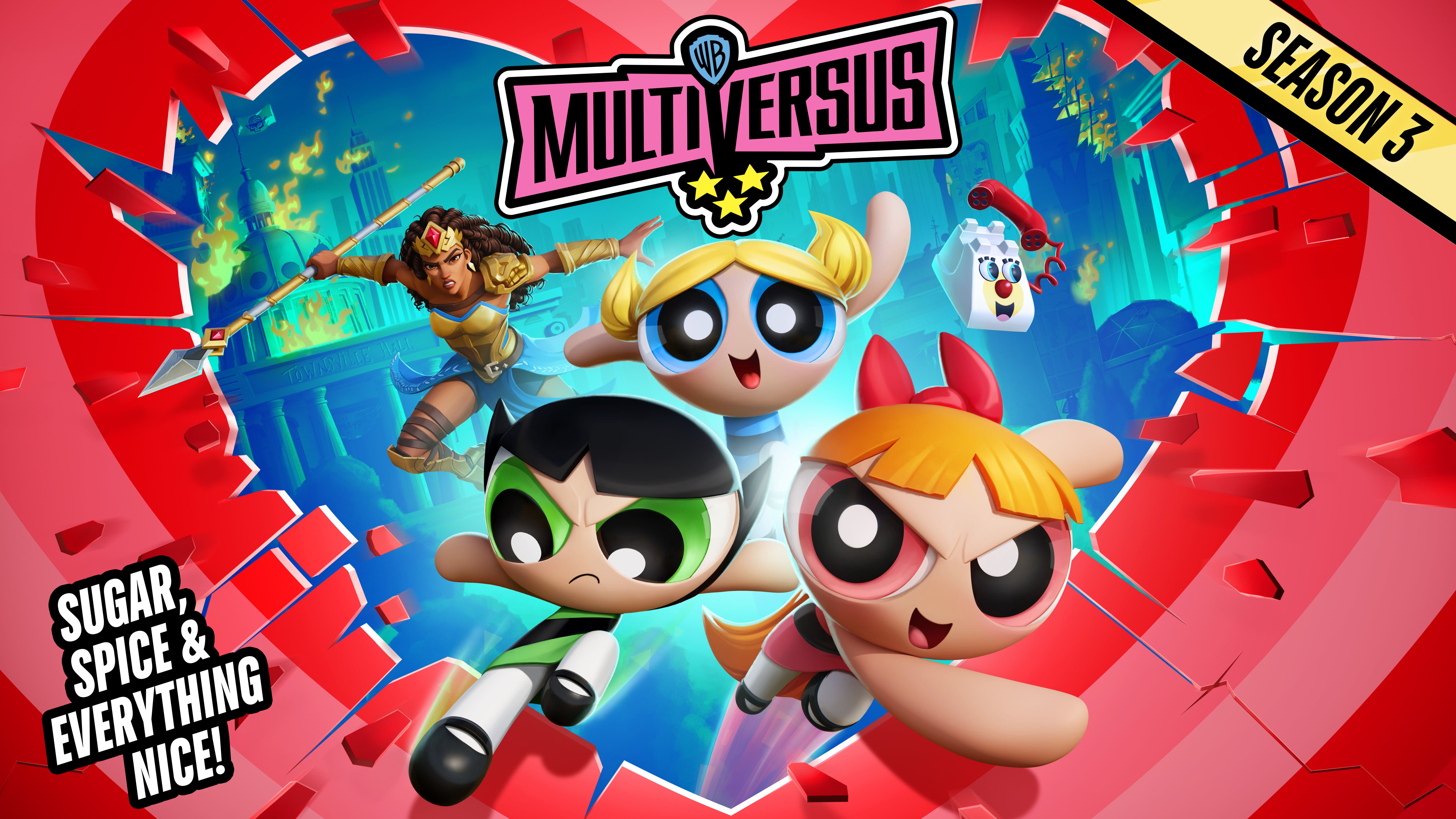 MultiVersus adds The Powerpuff Girls on September 17, DC’s Nubia later in Season 3