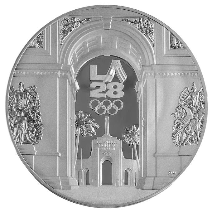 ...Angeles Mayor Karen Bass will Present Paris Mayor Anne Hidalgo with the Official LA28 Handover Medallion at the Paris 2024 Summer Olympic...