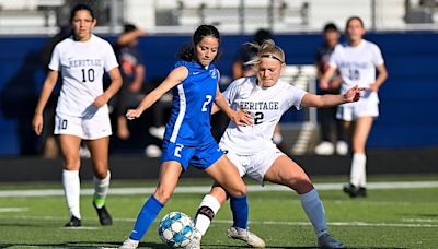 Rogers girls soccer team defeats Heritage, clinches No. 2 seed | Arkansas Democrat Gazette