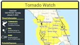 Tornado watch issued until 9 pm for Central Florida